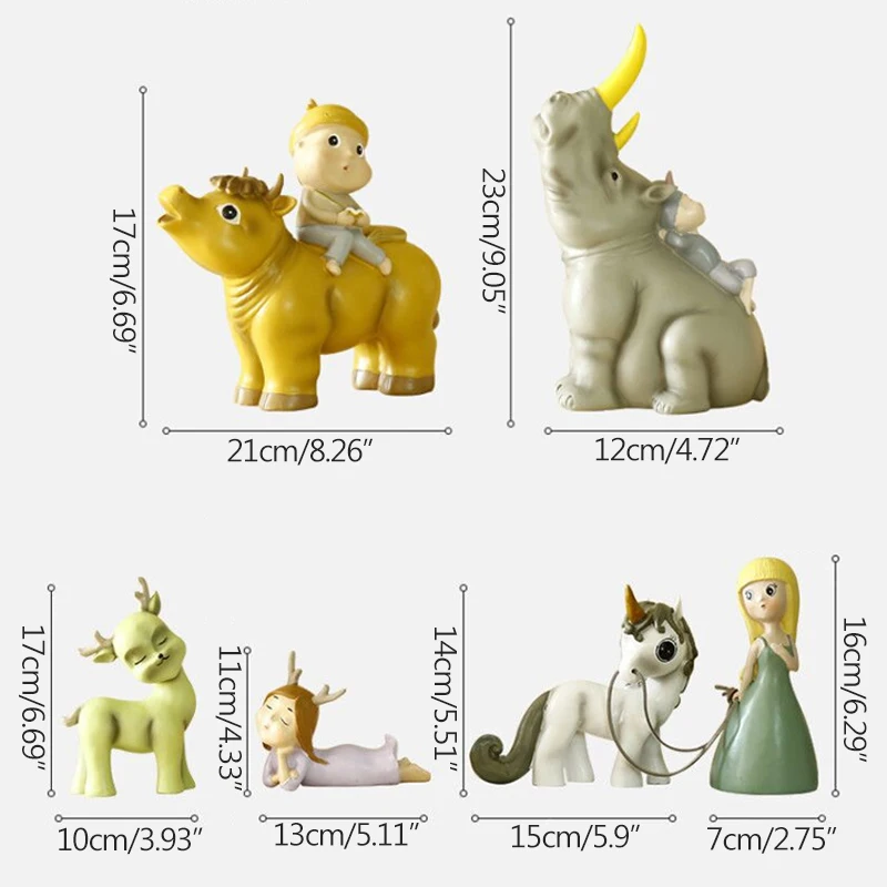 

Fairy Dream Decoration Miniature Model Kids & Animal Figurines Home Decoration Accessories Children Room Decor Ornaments Gifts