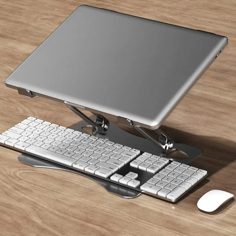 

Adjustable Laptop Stand Multi-angle Computer Stand With Heat-vent Light Weight Aluminum Stand Bracket Collapsible Portable