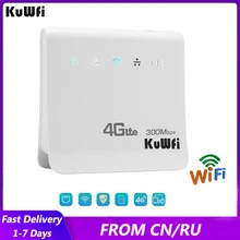 300Mbps 4g wifi router Unlocked LTE Wireless Router With Sim Card Solt LAN Port Support 32 WiFi Users And WPA / WPA2 encryption