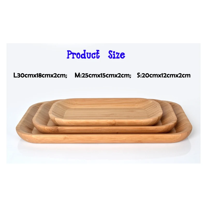 Кухонная посуда блюдо для десерта фруктовые закуски японский бамбуковый поднос