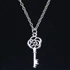 Новое модное ожерелье 28x11 мм винтажные брелоки в виде скелета, короткое длинное женское мужское ожерелье, подарочное ювелирное изделие, чокер