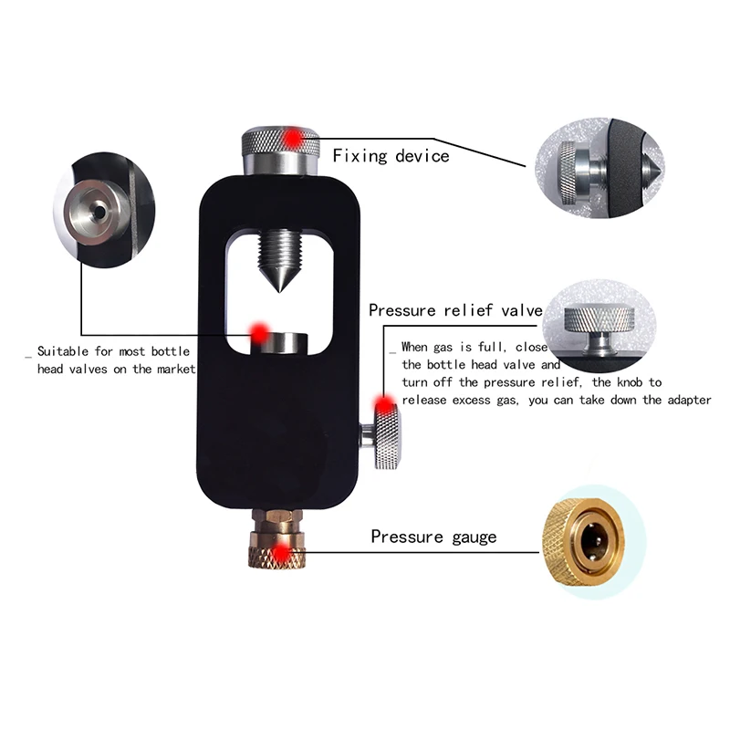Адаптер для пейнтбола PCP мини-адаптер кислородного резервуара различные