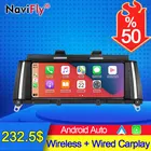 NaviFly беспроводной CarPlay Android Авто Автомобильный мультимедийный дисплей экран для BMW X3 F25 X4 F26 2011-2016 CIC NBT Система головное устройство