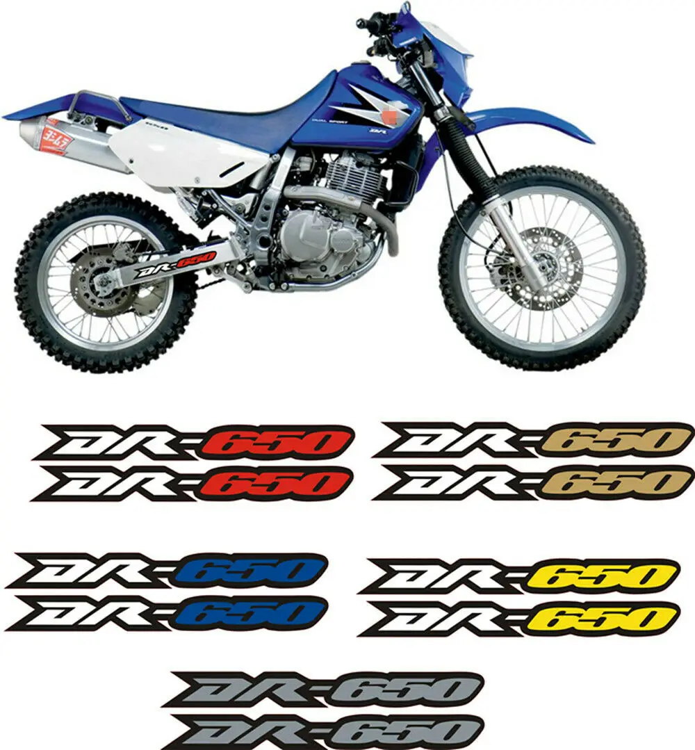 For Suzuki DR 650 DR 650S DR 650SE DR 650SER Swingarm Stickers Decals Stripes