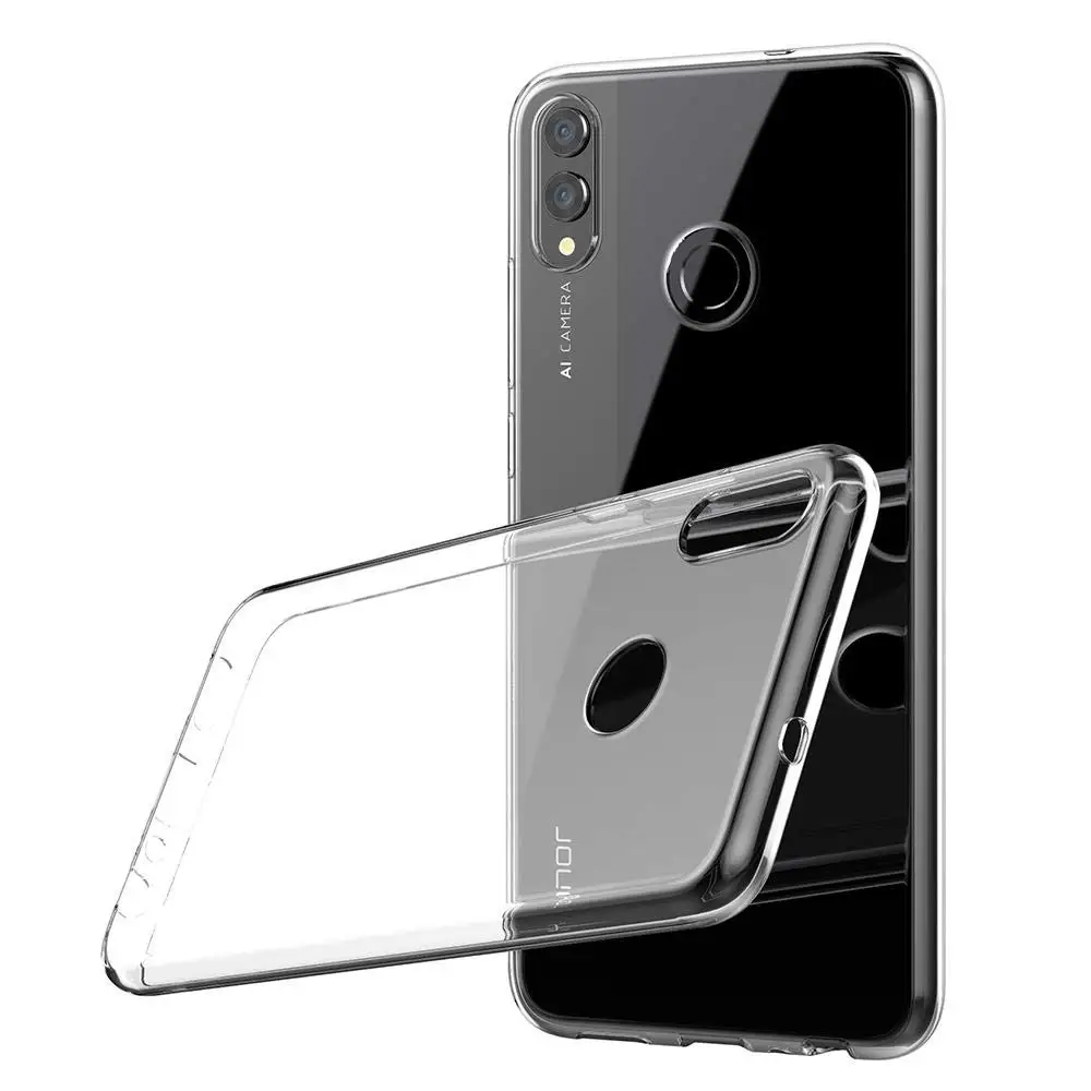 Прочные мягкие прозрачные чехлы для телефонов Huawei Honor 8X силиконовые