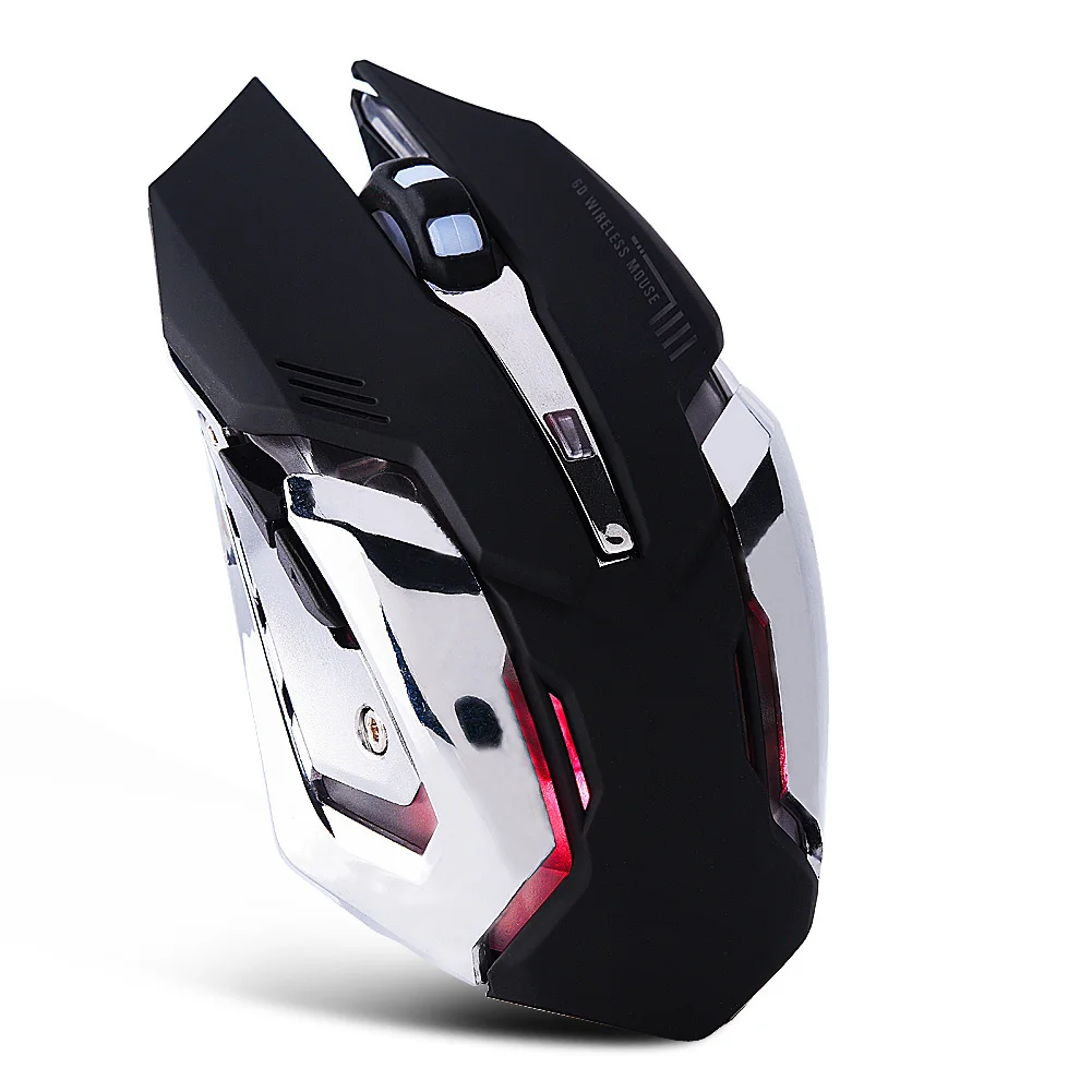 Беспроводная перезаряжаемая игровая эргономичная оптическая мышь 2 4G Мыши для ПК