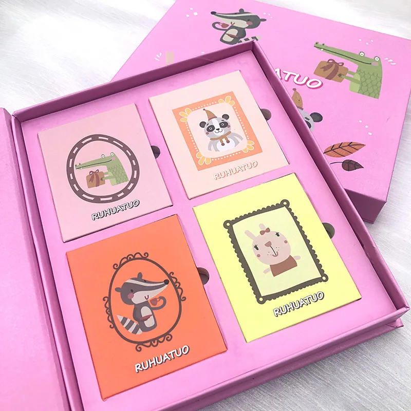 4 цвета милые животные матовые блестящие водостойкие пигментные для лица стойкие