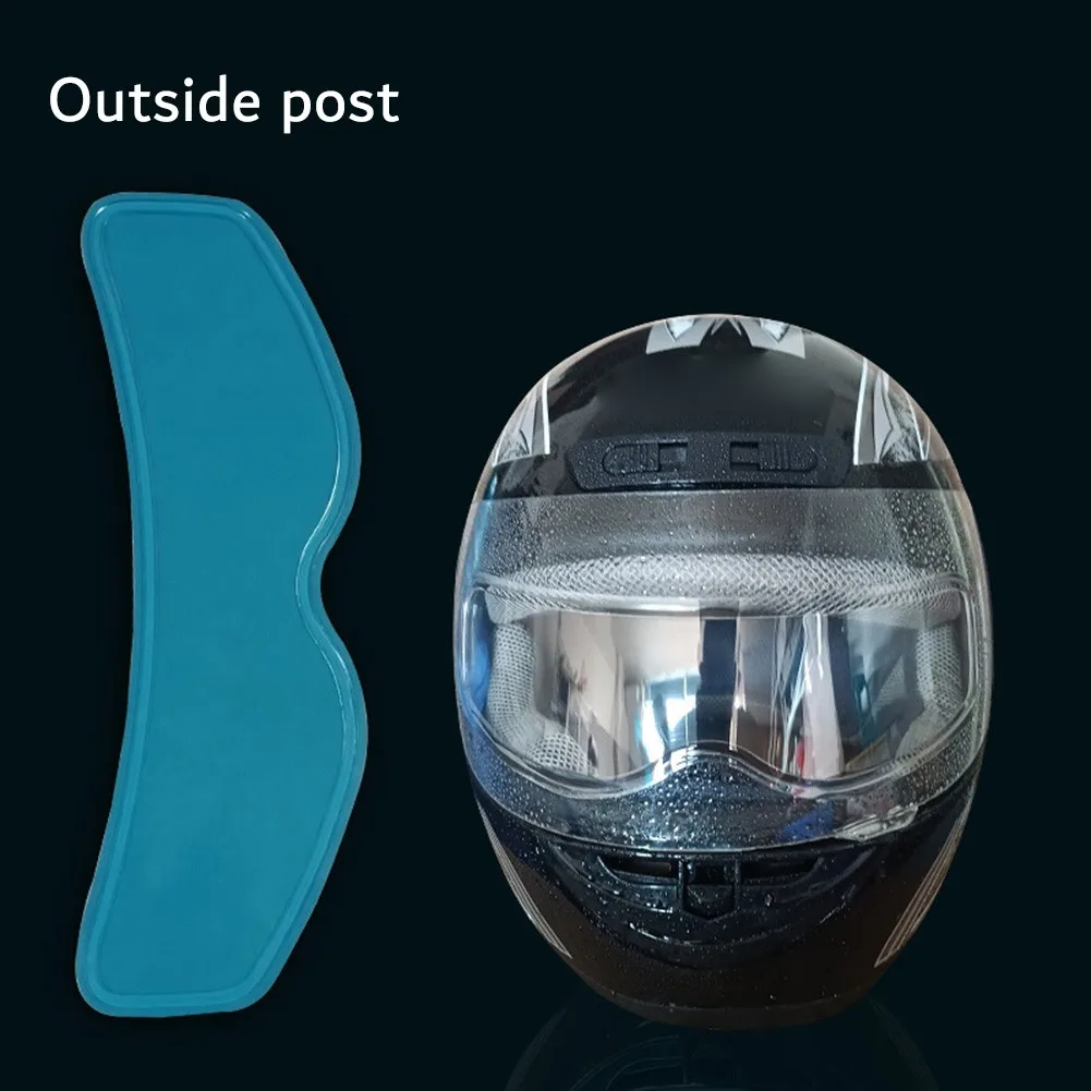 

Motorcycle Rainproof Anti-fog Anti-rain Patch Visor Lens Universal Helmet Clear Film For Rain Decals Stickers