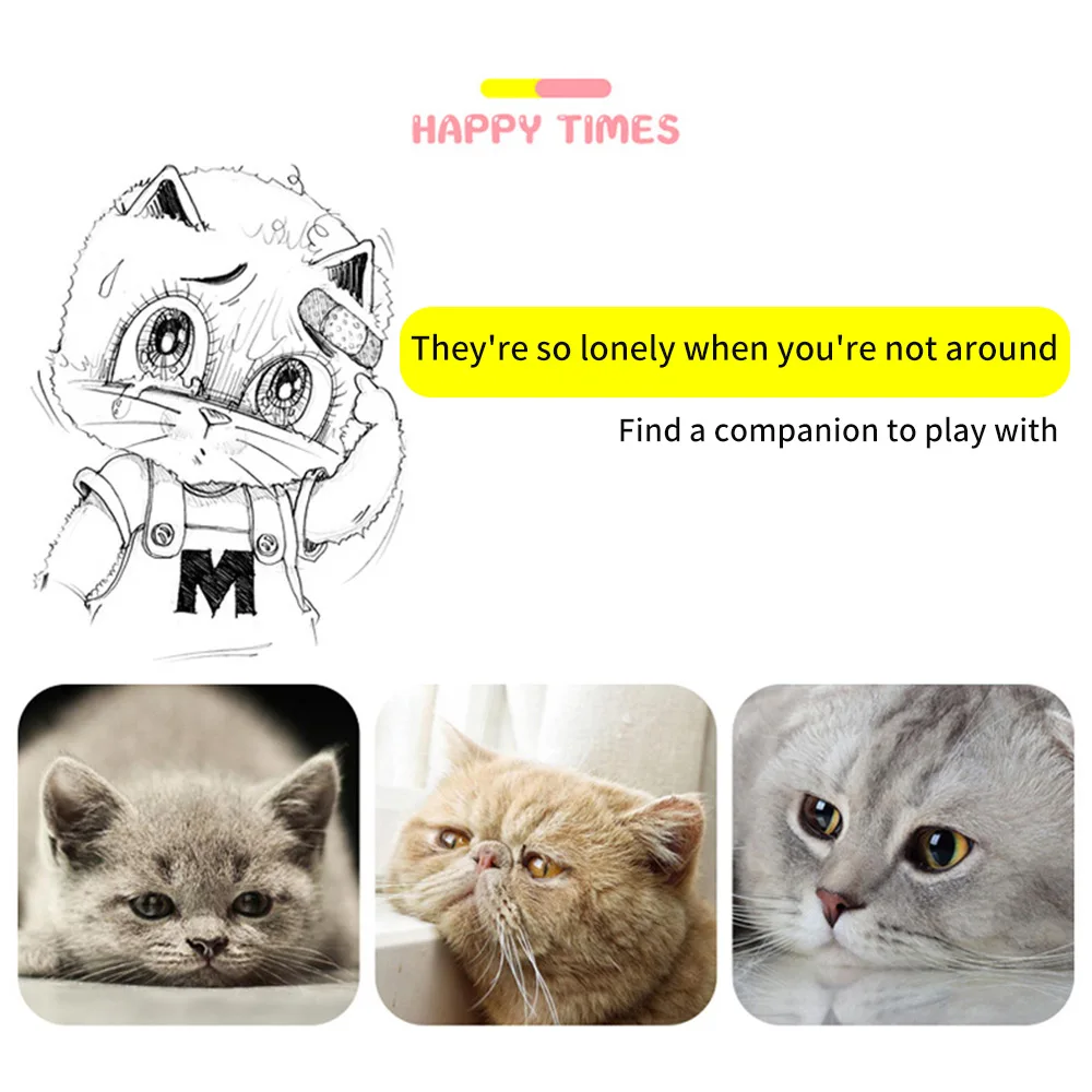 Забавные интерактивные игрушки для кошек из трех Слои игрушечный поворотный