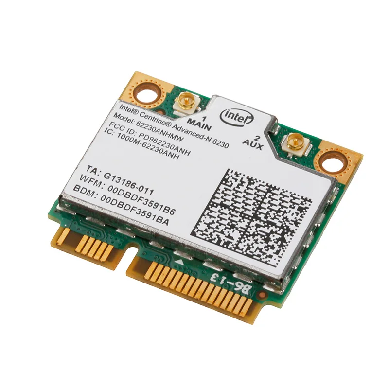 

Dual Band Intel 6230 62230ANHMW 300 WiFi BT Wireless Mini PCI-E Card Universal