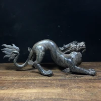 chinese temple collection old bronze cinnabar lacquer chinese dragon statue ornaments town house exorcism ward off evil spirits