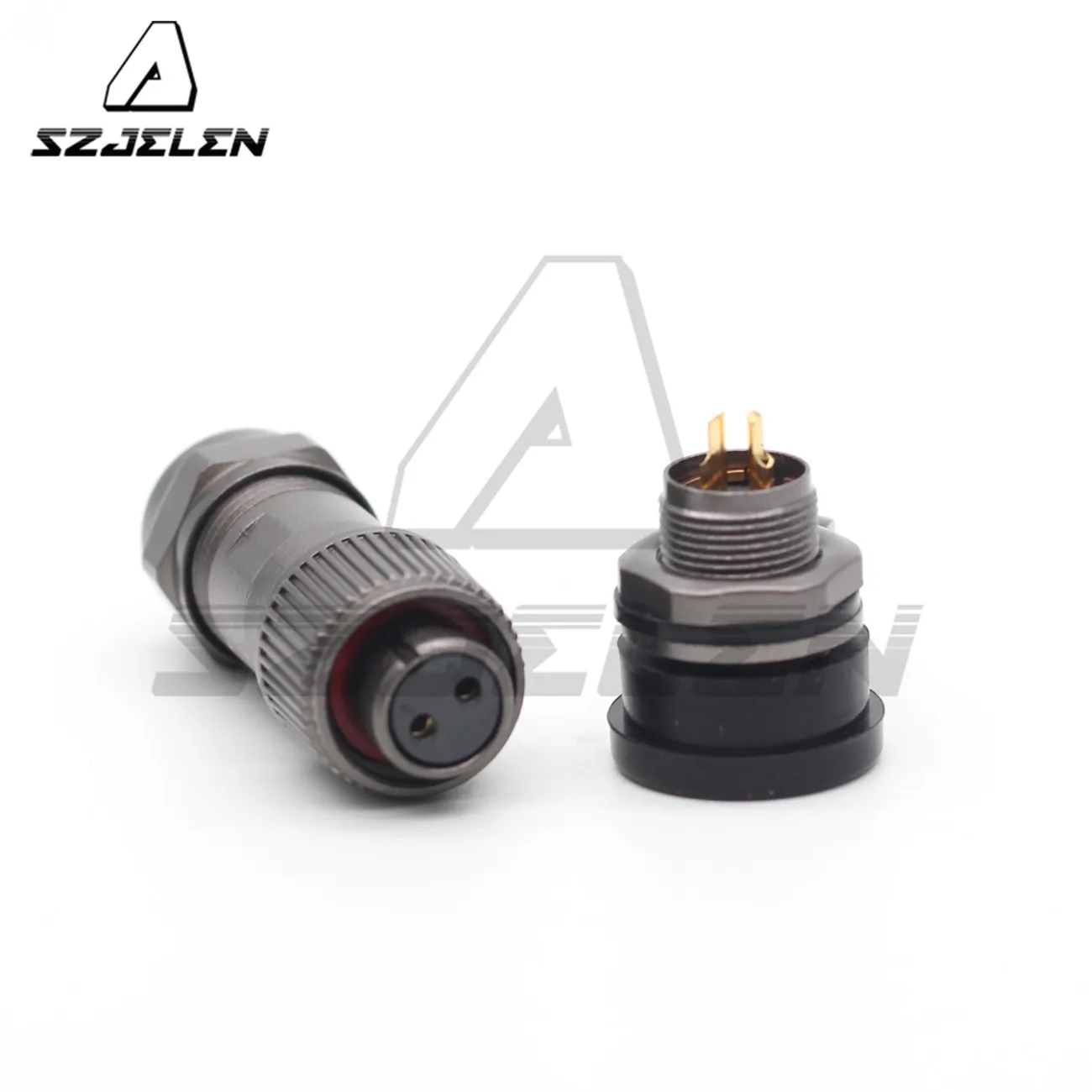 WEIPU ST12 series 2 pin Waterproof Connector Male Socket Female Plug LED Power Rear-nut Wire IP67 | Обустройство дома