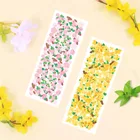 Милые наклейки в Корейском стиле Ins с изображением жасмина сакуры со звездами и фото, наклейки для IPad, канцелярские принадлежности, креативные декоративные наклейки с цветами