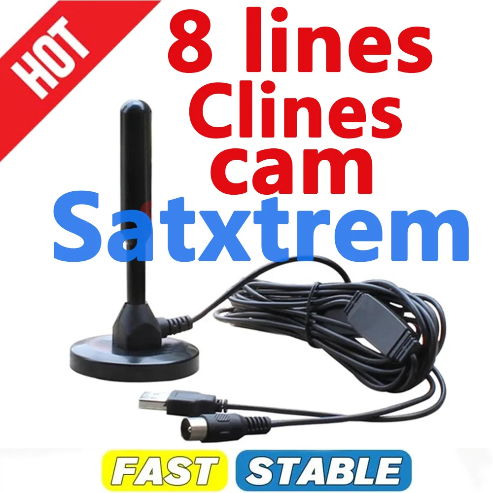 

Satxtrem Clines FM-антенна HD TV CC ESPA Φ V7 V8 V9 Nova Europe Stable 8-Lines