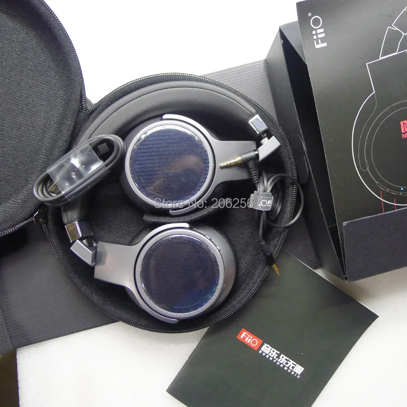 Беспроводные шумоподавляющие наушники FiiO EH3 NC черные с Bluetooth NFC aptX HD LDAC AAC SBC аудио