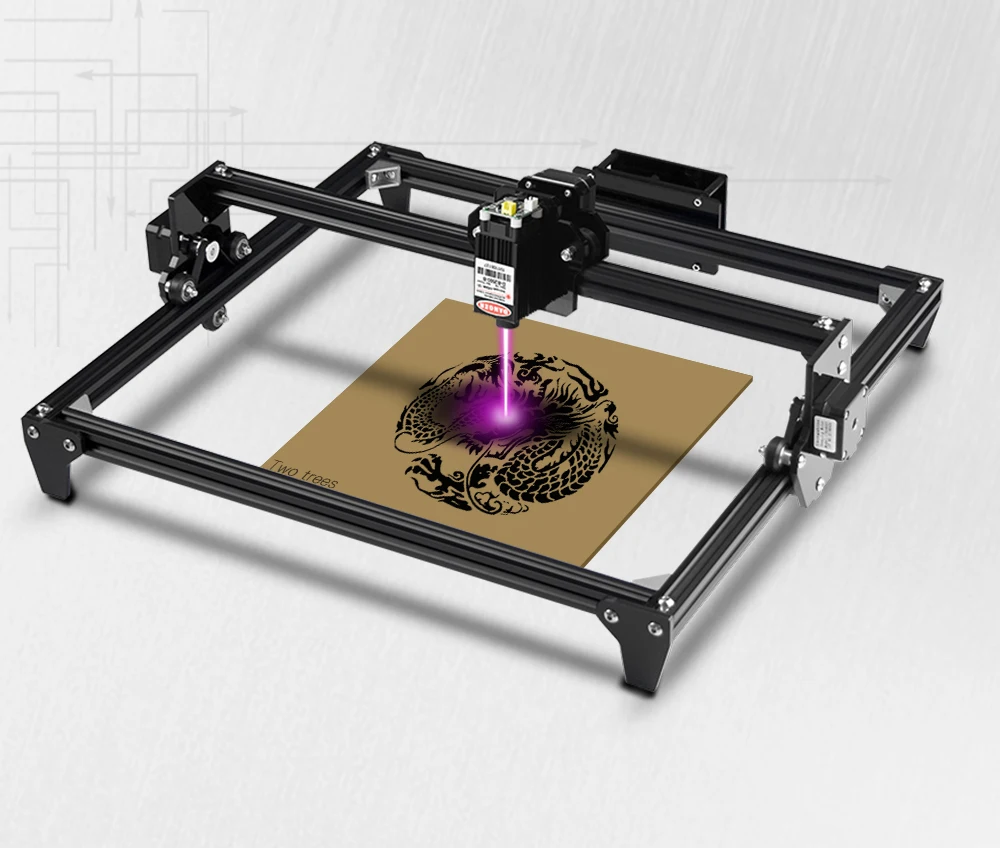 30*40cm Mini 2500MW CNC Laser Engraving Machine 2Axis DIY Engraver Desktop Wood Router/Cutter/Printer+ Laser Goggles