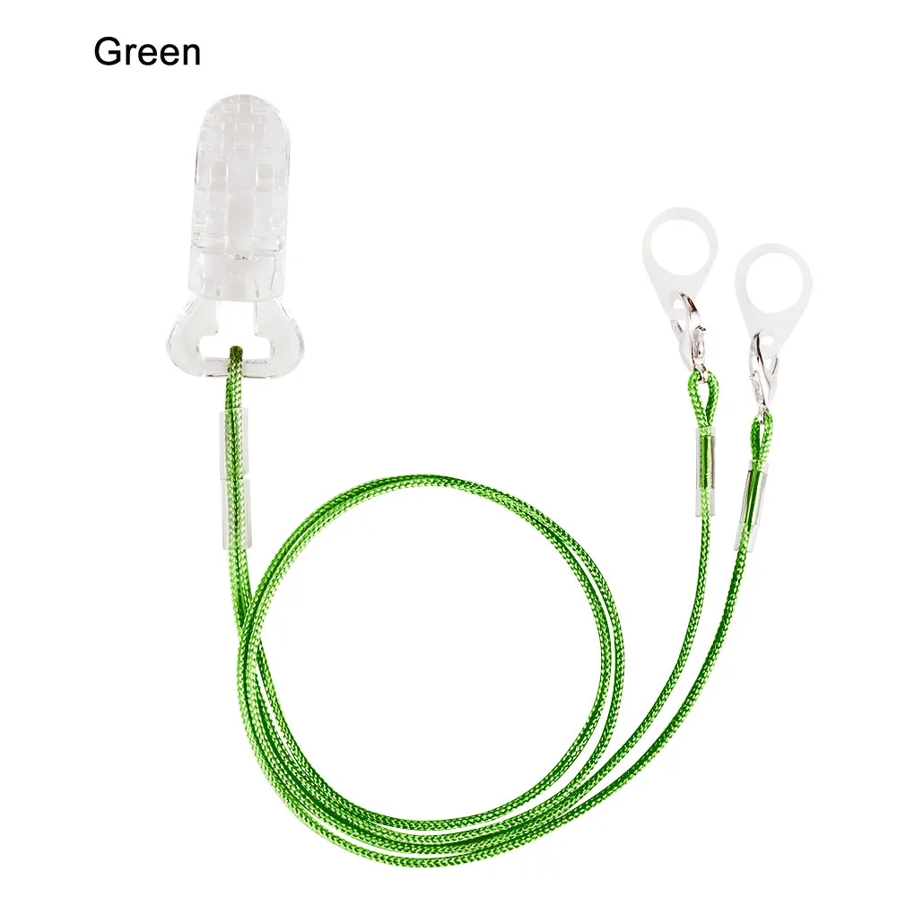 Green BTE клип двусторонний ремешок слуховой аппарат клип слуховой аппарат протектор Держатель клип для взрослых и детей - Цвет: Green