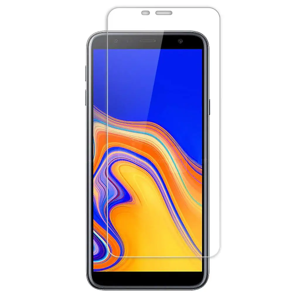 Полностью покрывающее закаленное Стекло для samsung Galaxy J4 J6 A8 A6 плюс A10 A20 A20E A30 A40 A50 A70 Экран защитная пленка 9H 2.5D