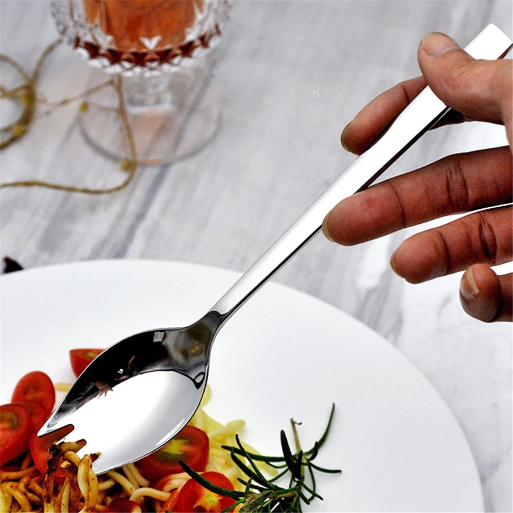 304 суповая ложка из нержавеющей стали многофункциональная для салата вилка