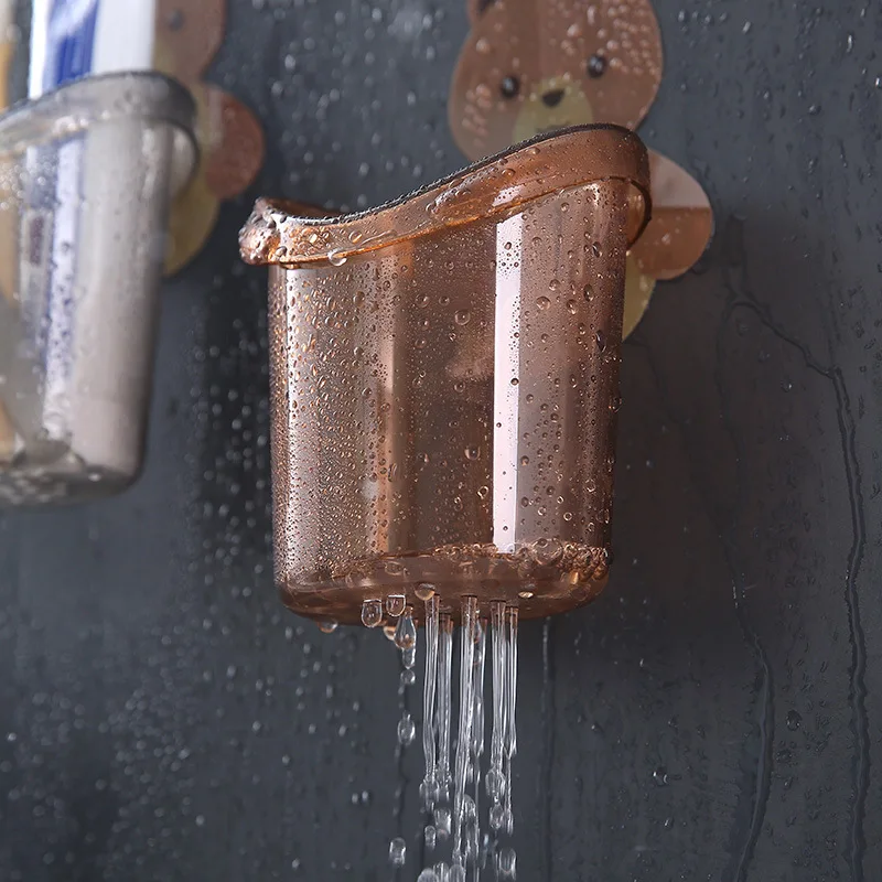 Чашка для ванной многофункциональная устройство хранения без перфорации зубной