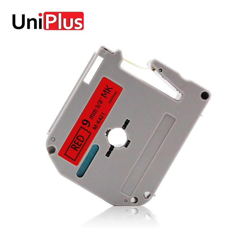 UniPlus черный на красном Клейкой Ленте совместимый для Brother MK 421 M-K421 ширина 9 мм