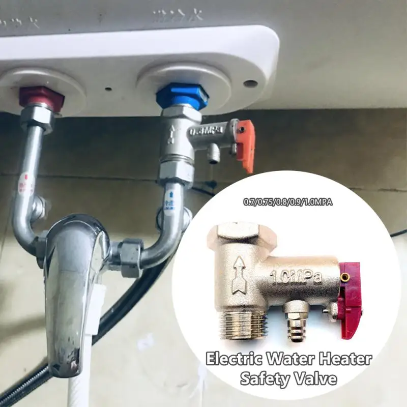 1PC Valve Parts Electric Water Heater Safety Pressure Relief Copper Fittings For DN15 Pipe | Обустройство дома
