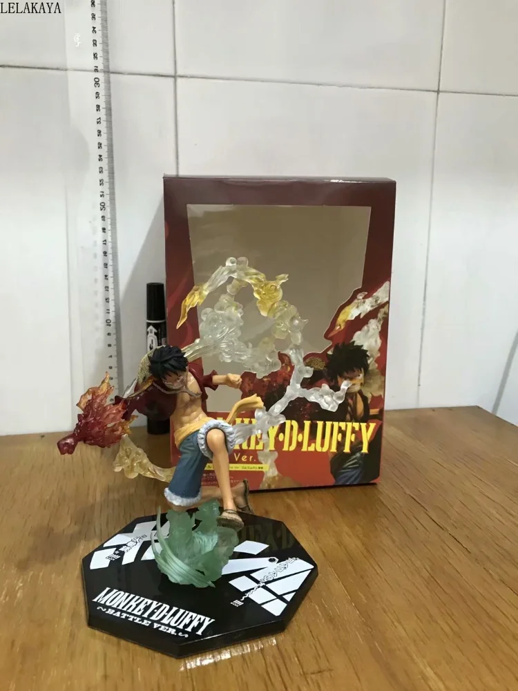 

NEW Japanese Anime One Piece ZERO Monkey D Luffy Fire Battle Ver. ace zoro sanji PVC Action Figure Collection Model Toys Gift