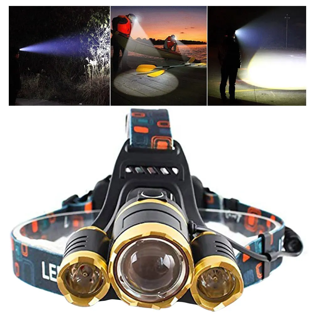

Drop Shipping Rechargeable Zoom Led Headlamp Fishing Headlight Torch Hunting Head Lamp Camping Headlamp Flashlight Head Light