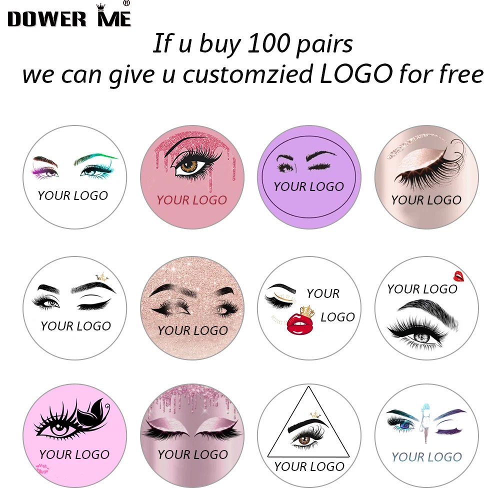 

1 Pair Natural Long 3d Mink Lashes Wholesale Fluffy Soft False Eyelashes Extension Reusable Thick Wispy Lashes Mink Eyelashes