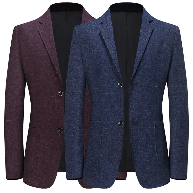 

Men Casual Blazers Trend Brand Chinese Style Men's Slim Fit Wild Suit Fashion Business Dress Blazer Male