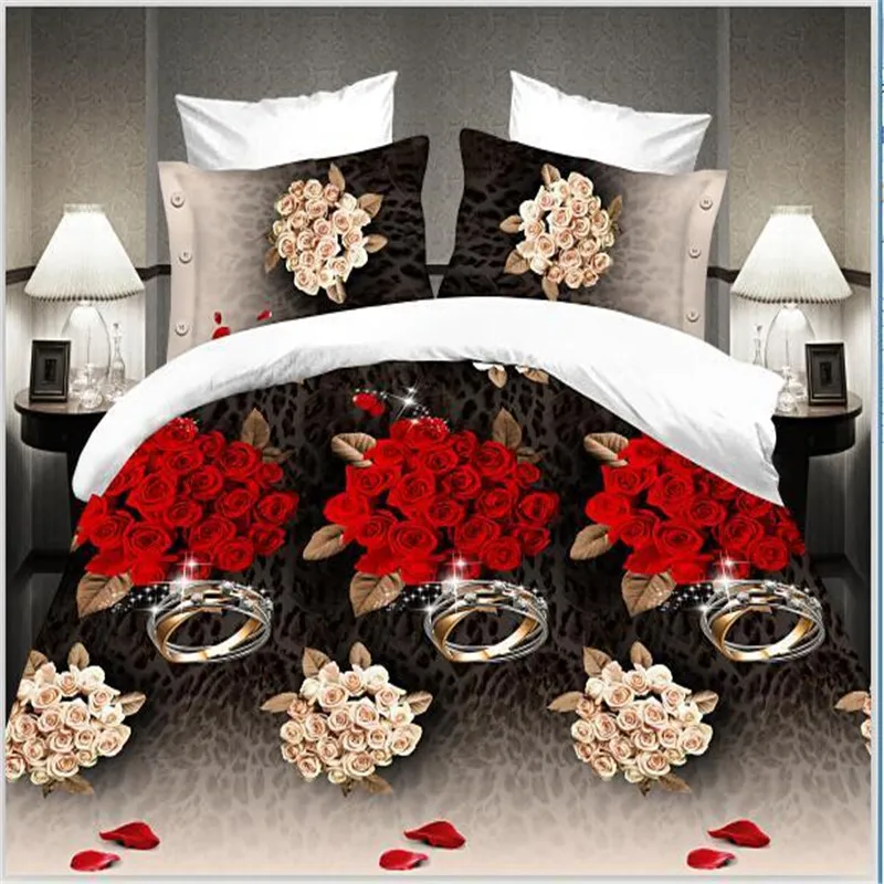 Роскошный комплект постельного белья большой размер 3d панда с животным узором