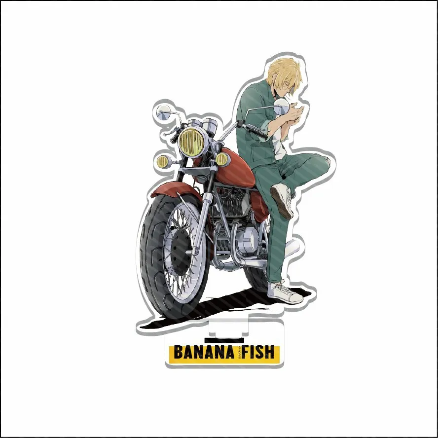 Аниме стенды "BANANAFISH" Картон Аш Линкс Шортер Вонг Акриловая фигурка модель косплея настольная декорация для поклонников коллекционных принадлежностей.