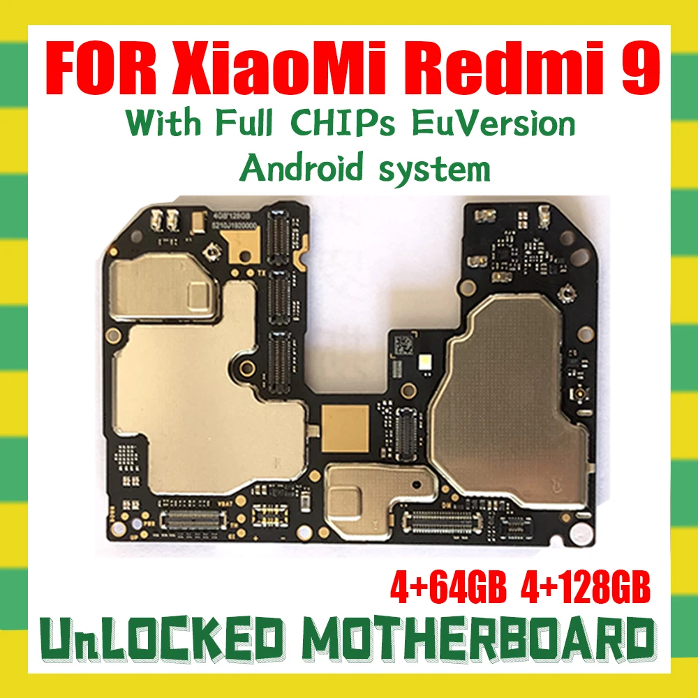 Материнская плата для Xiaomi RedMi 9 оригинальная материнская рабочая хорошо