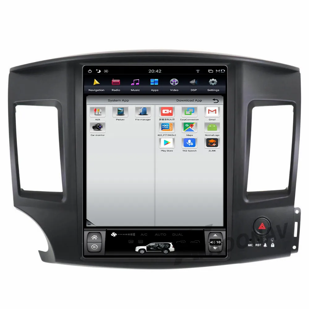 2din Android автомобильный Радио мультимедийный плеер для Mitsubishi Lancer EVO 2007 2016 Стерео