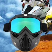 motorcycle riding outdoor mask goggles outdoor off road goggles detachable mask