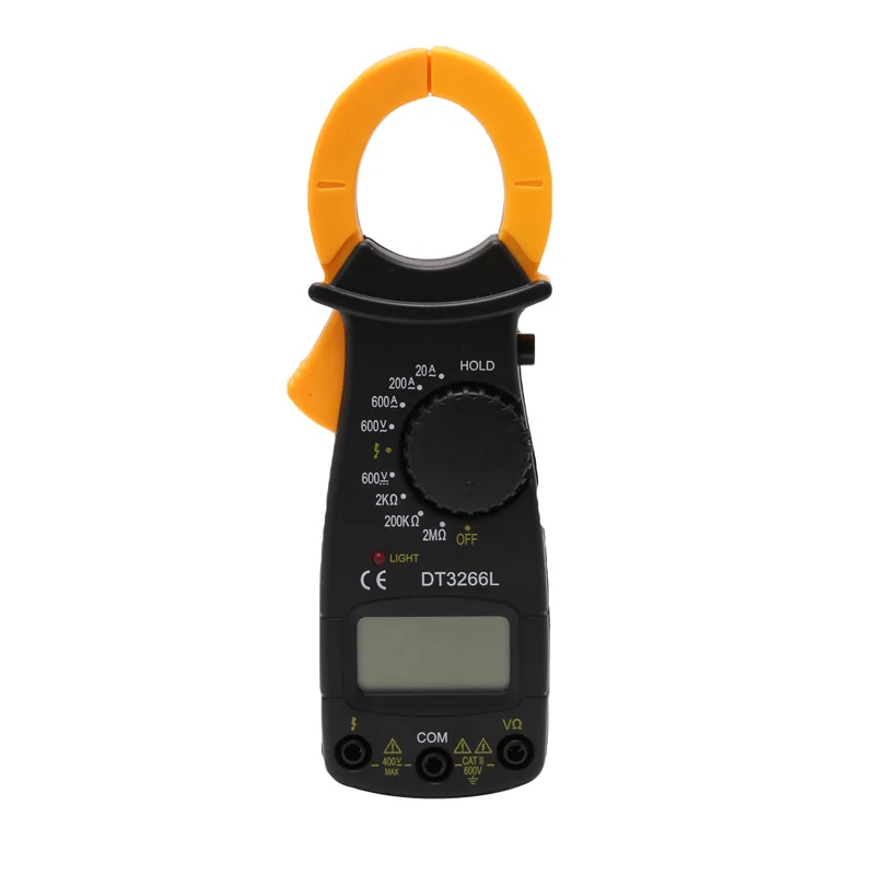 

P82C DT3266L Digital Clamp Meter Multimeter Voltage Current Resistance Tester