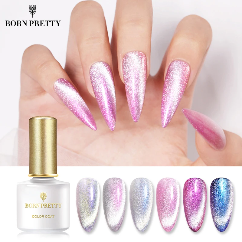 Магнитный Гель лак BORN PRETTY 6 мл для ногтей Auroras Snowlight Сияющий магнитный гель