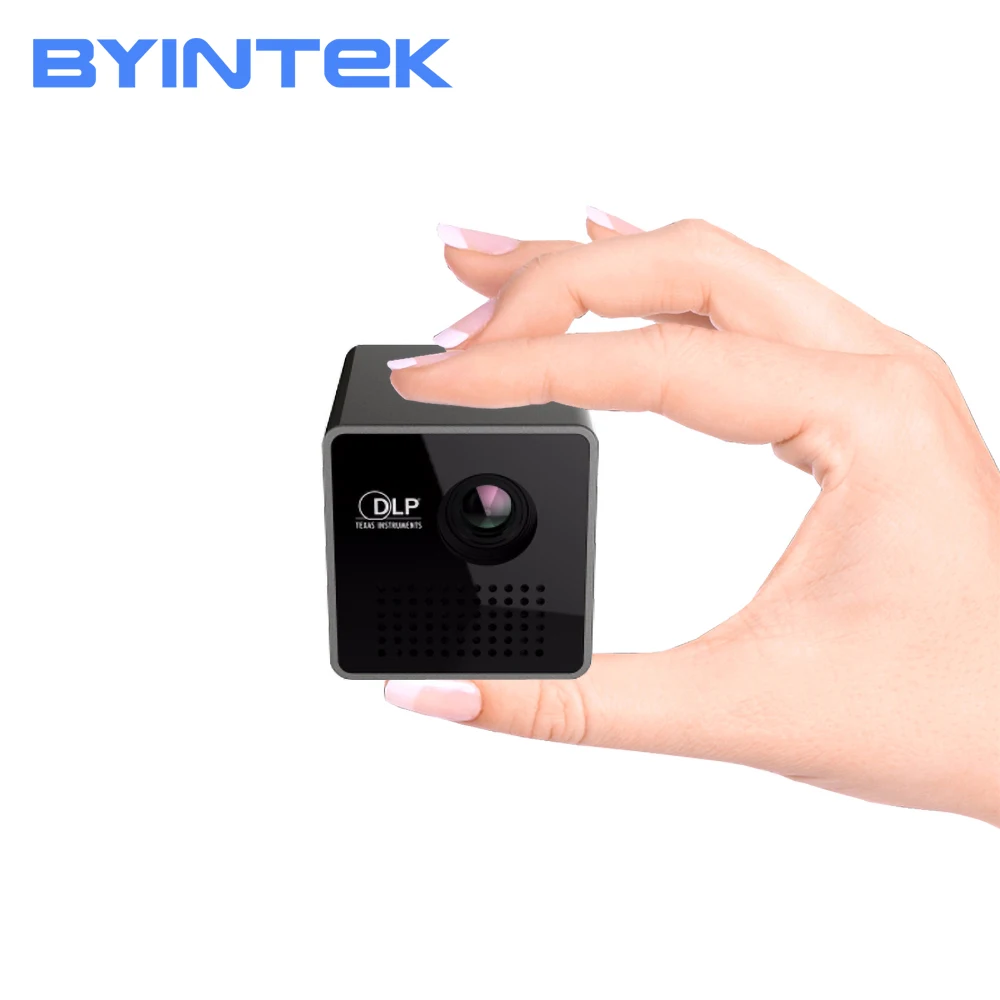 BYINTEK UFO P1 USB видео микро DLP мини телефон портативный интеллектуальный проектор