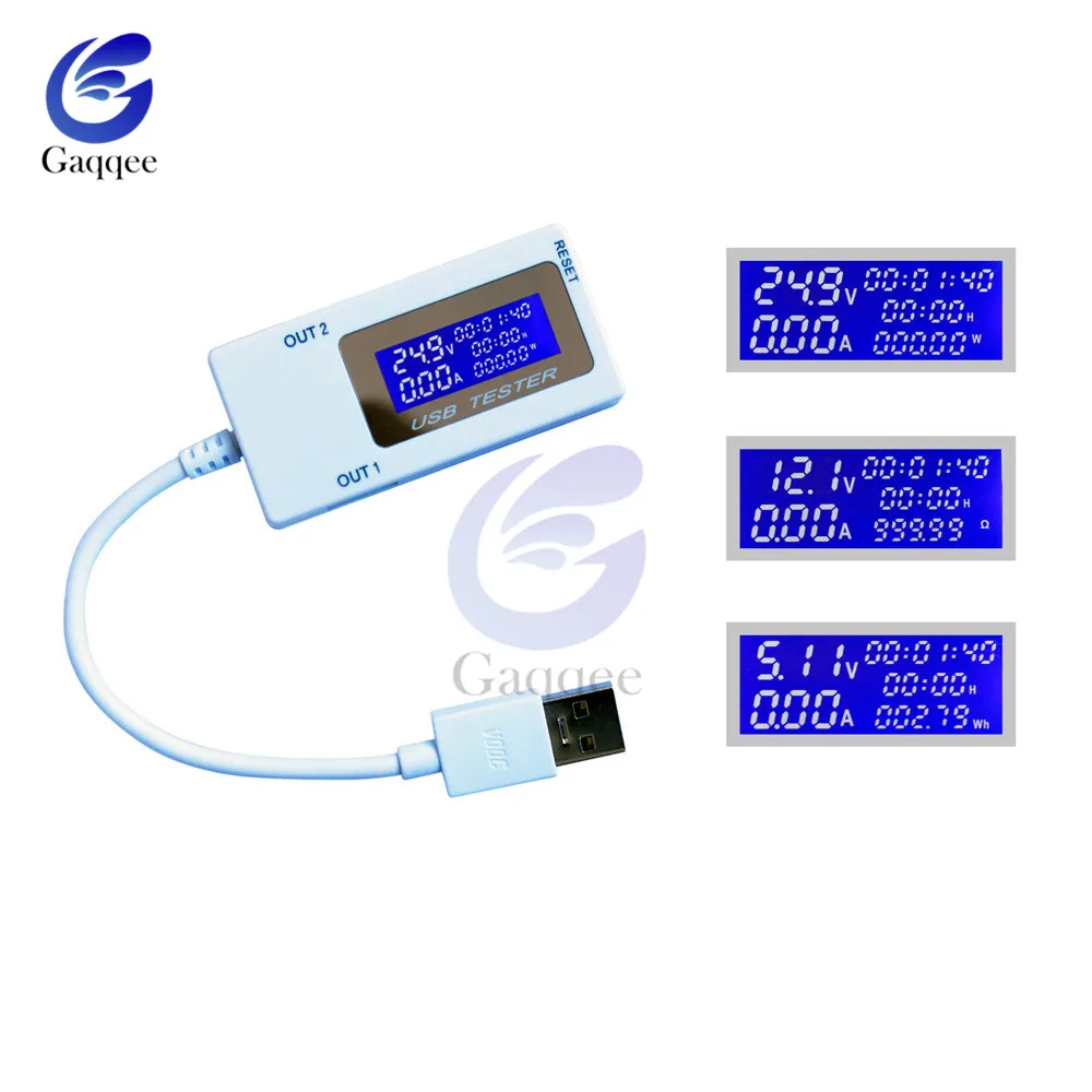 

DC4-30V двойной USB-тестер напряжения тока, емкости, флэш-зарядное устройство, тестер емкости, измеритель мобильный детектор уровня мощности, те...