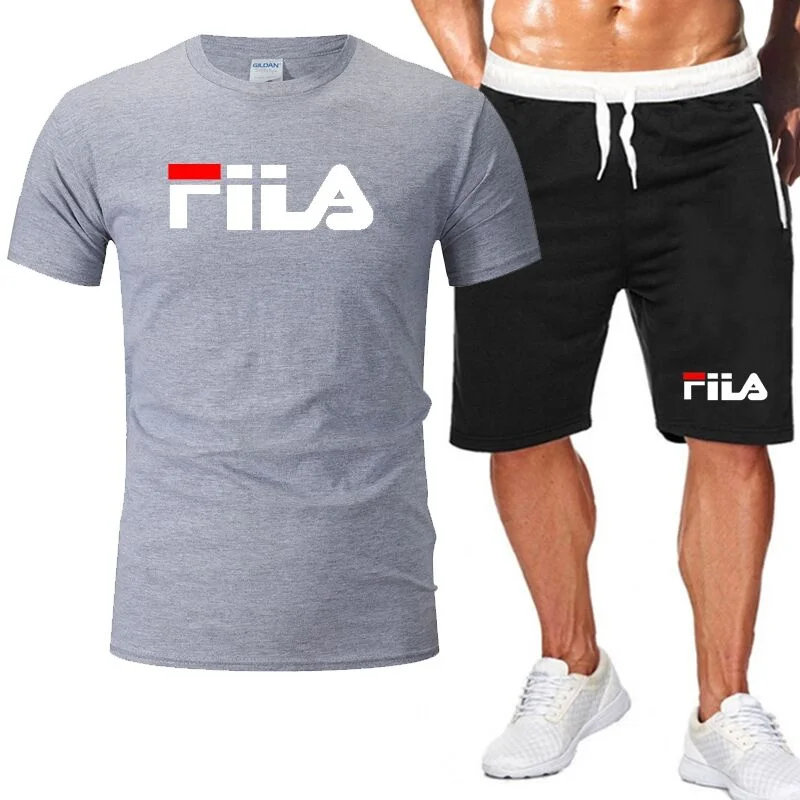 Мужской футбольный трикотажный спортивный костюм тренировочный с коротким