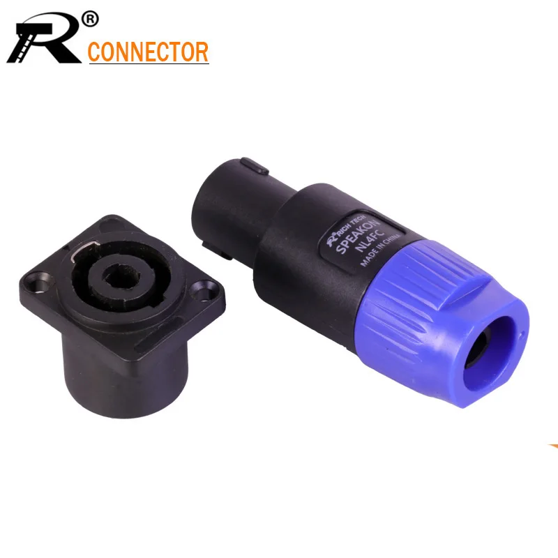 1 пара/2 шт. 4 контактные разъемы для колонок|Соединители| |