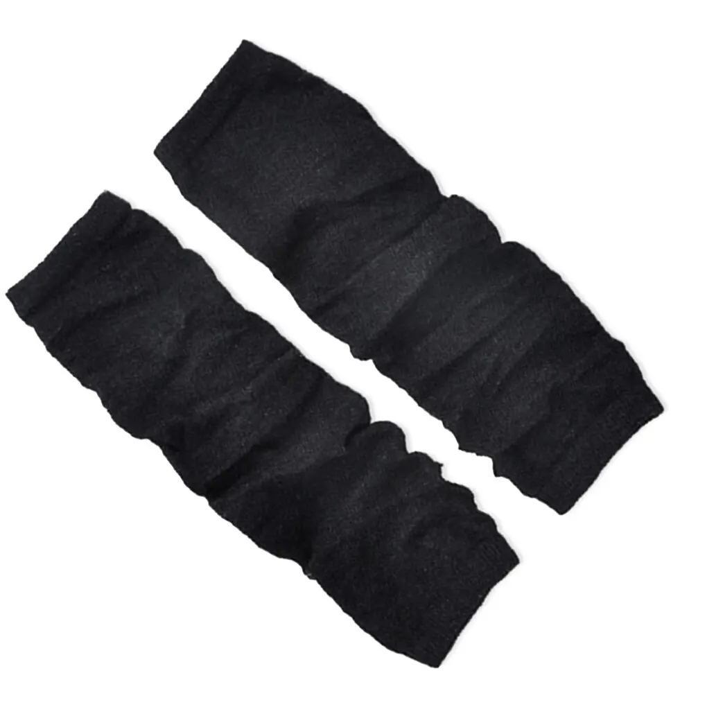 

Fashion Women Long Sleeve Striped Fingerless Long Gloves Ladies Stretchy Womens Sexy Knitted Wrist Arm Warmer