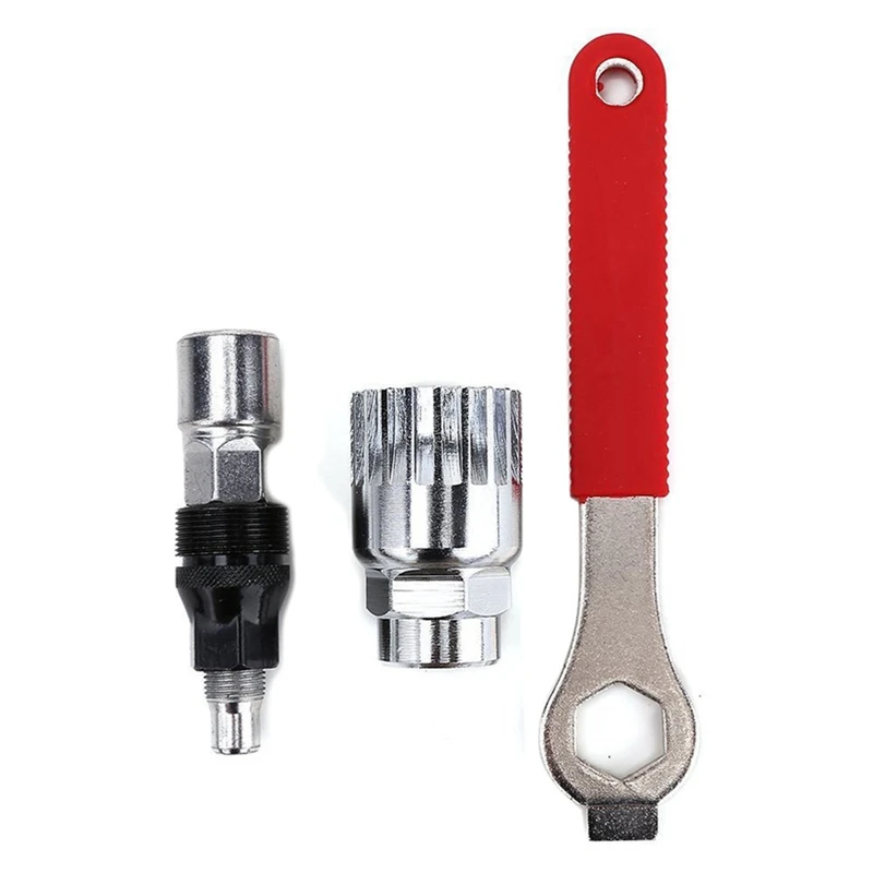 

Professional Bike Bicycle Cycle Crank Extractor Puller Bottom Bracket Socket Tool Remover Removal Spanner Repair Tools Kit