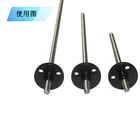 Винт трапециевидный из нержавеющей стали, T3.5, 3,5 мм, 100 мм, 150 мм, picth 1 мм, с гайкой из пом, 1 комплект