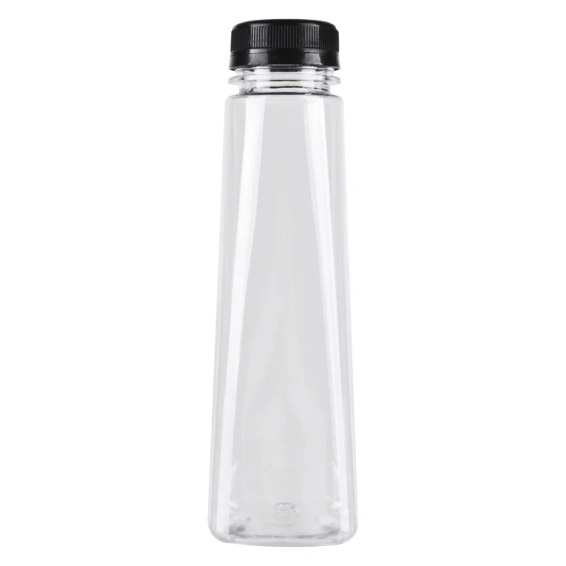 

10pcs Creative drinking bottles disposable milk tea cup PET plastic ice coffee bottle juice milkshake water yogurt empty bottle