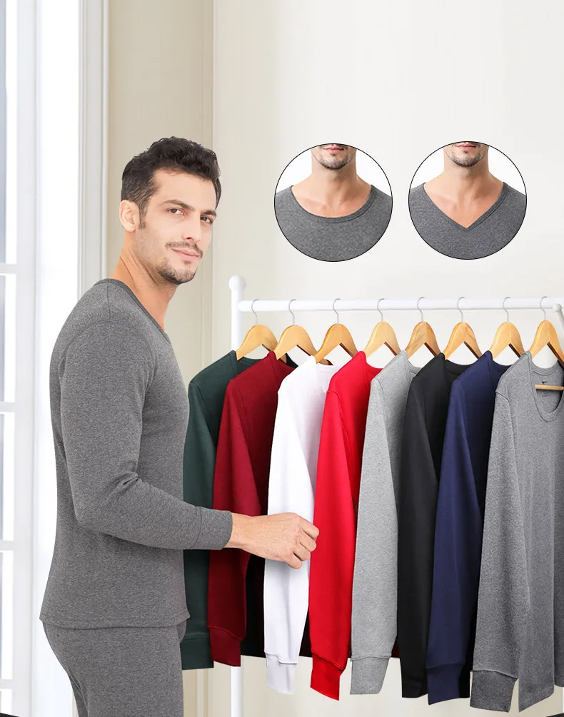 SeeBest, мужское термобелье, набор для мужчин, хлопок, зимние кальсоны, 6XL, теплый костюм, внутренняя одежда, Мериносовая одежда, термо размера плюс Large 5XL 4XL XXXL XL L M
