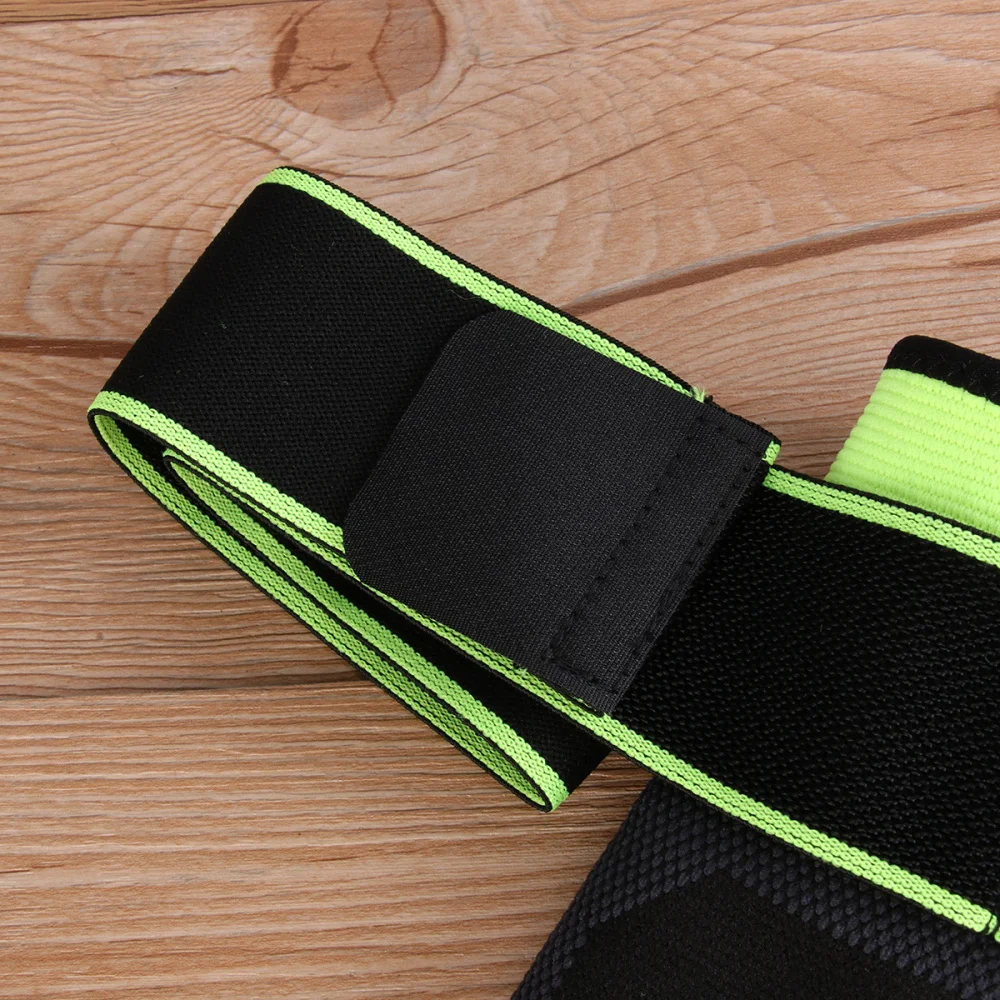 

1PC Elastic Kneepad Pressurized Breathable Knee Brace Support Knee Protector Basketball Fitness Gear - Size