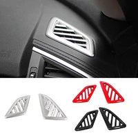 for honda civic 10th 2016 2017 abs matteredcarbon car front small air outlet decoration cover trim car styling accessories