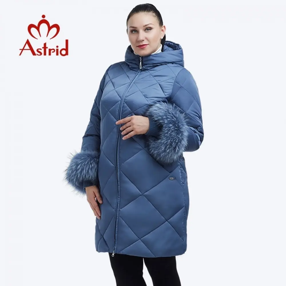 Astrid лидер продаж зимний пуховик для женщин длинное пальто теплые парки плотное