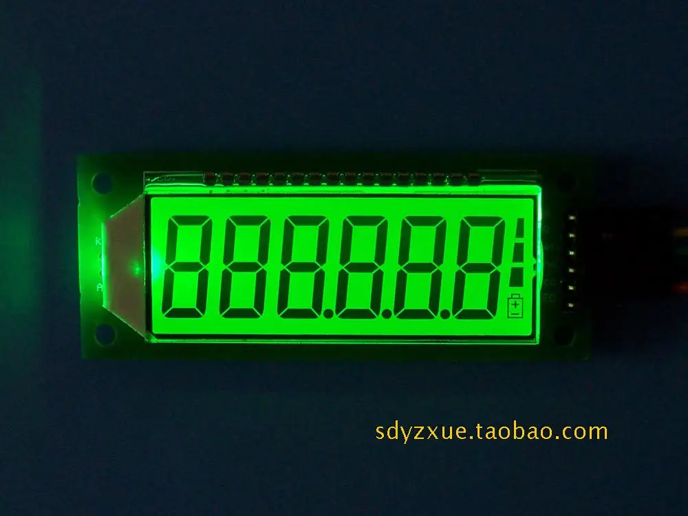 SCM 6-значный цифровой 8 символов код сегмента ЖК-дисплей Экран модуль SPI HT1621